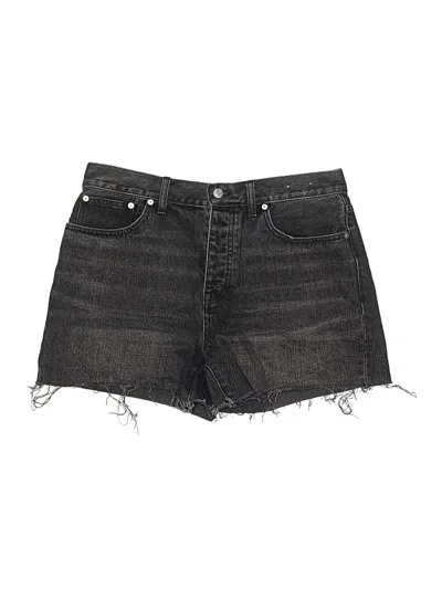 Pre-owned Madewell Denim Shorts In Black