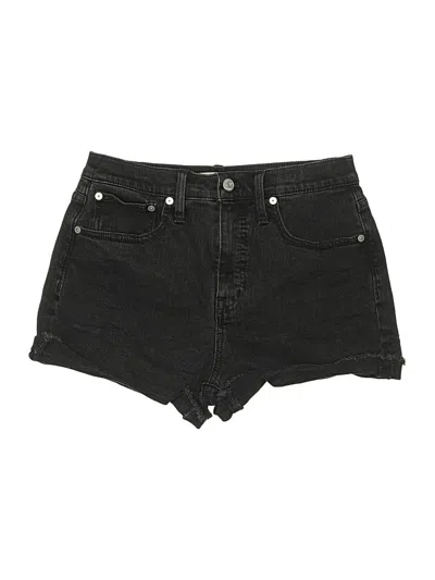 Pre-owned Madewell Denim Shorts In Black