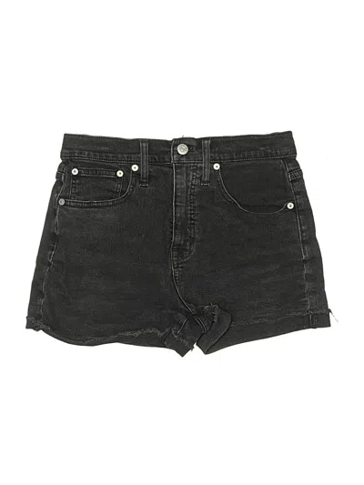 Pre-owned Madewell Denim Shorts In Black
