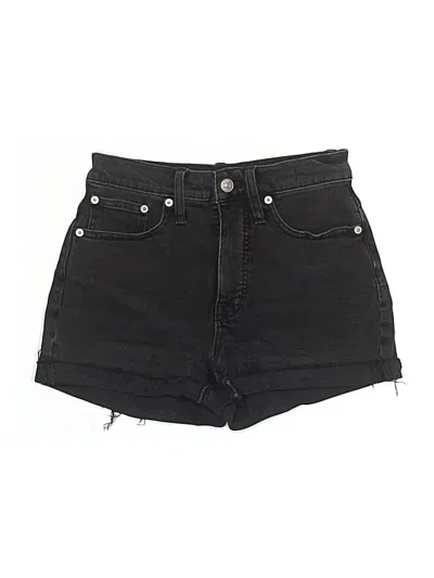 Pre-owned Madewell Denim Shorts In Black