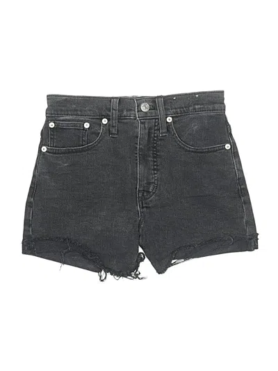 Pre-owned Madewell Denim Shorts In Black