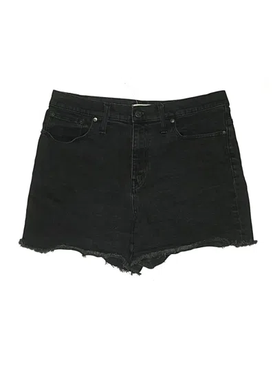 Pre-owned Madewell Denim Shorts In Black