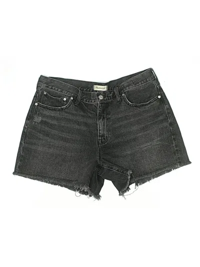 Pre-owned Madewell Denim Shorts In Black