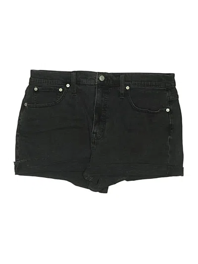 Pre-owned Madewell Denim Shorts In Black