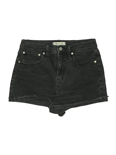 Pre-owned Madewell Denim Shorts In Black