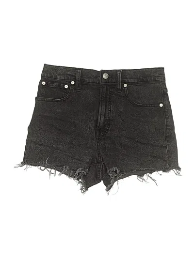 Pre-owned Madewell Denim Shorts In Black