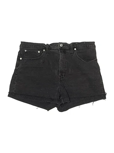 Pre-owned Madewell Denim Shorts In Black