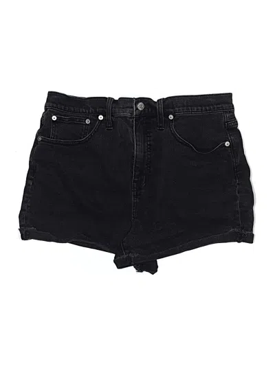 Pre-owned Madewell Denim Shorts In Black