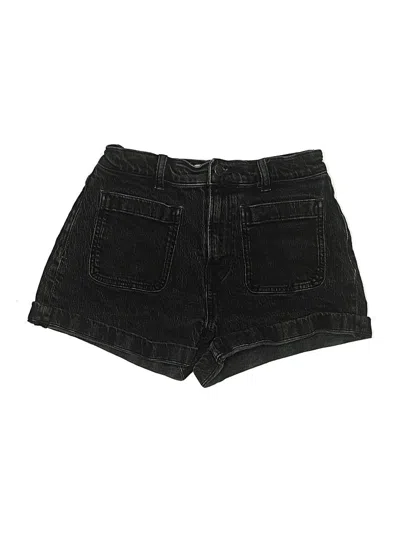 Pre-owned Madewell Denim Shorts In Black