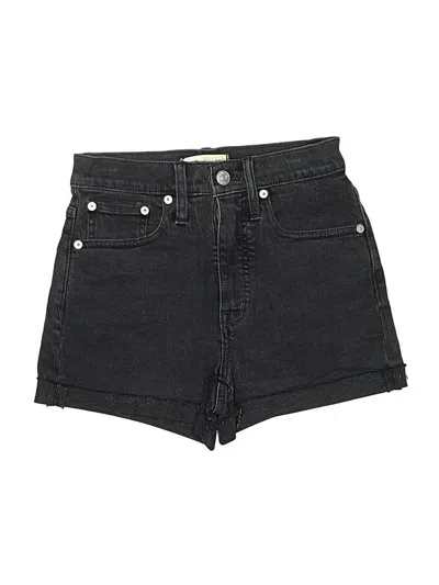 Pre-owned Madewell Denim Shorts In Black