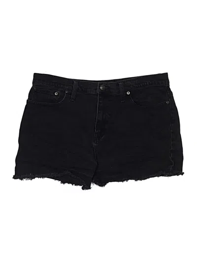 Pre-owned Madewell Denim Shorts In Black