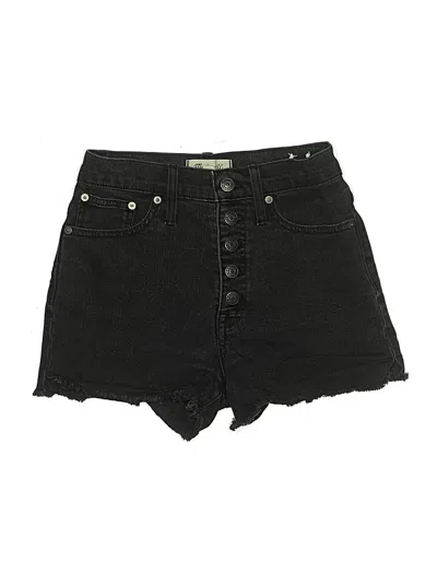 Pre-owned Madewell Denim Shorts In Black