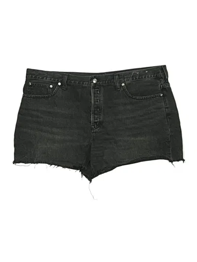 Pre-owned Madewell Denim Shorts In Black