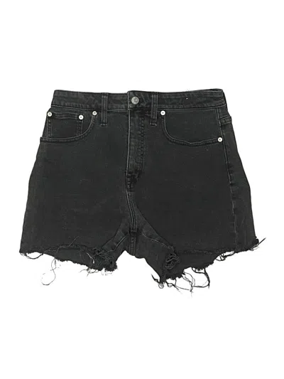 Pre-owned Madewell Denim Shorts In Black