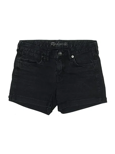 Pre-owned Madewell Denim Shorts In Black