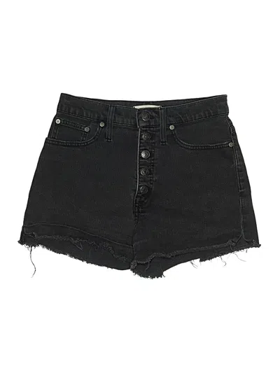 Pre-owned Madewell Denim Shorts In Black