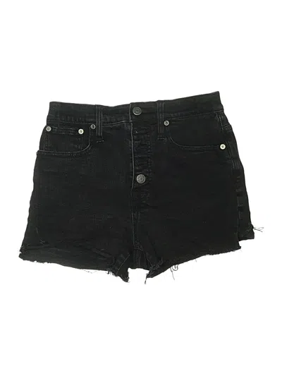 Pre-owned Madewell Denim Shorts In Black