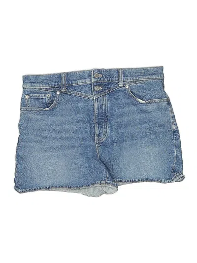 Pre-owned Madewell Denim Shorts In Blue