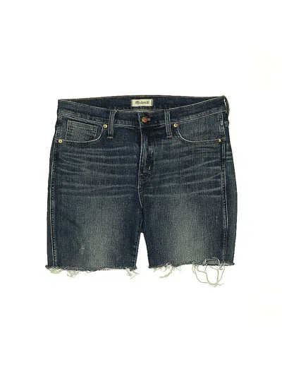 Pre-owned Madewell Denim Shorts In Blue