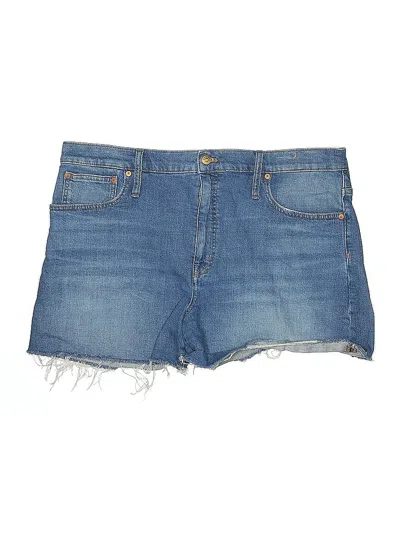 Pre-owned Madewell Denim Shorts In Blue