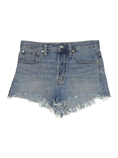 Pre-owned Madewell Denim Shorts In Blue