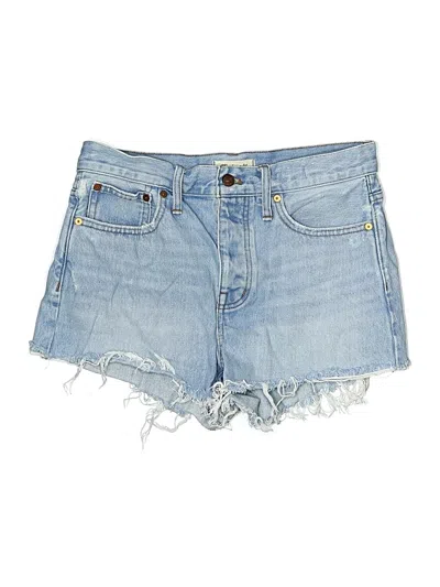 Pre-owned Madewell Denim Shorts In Blue