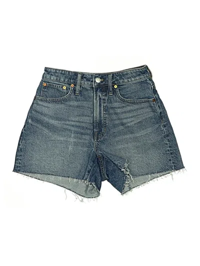 Pre-owned Madewell Denim Shorts In Blue