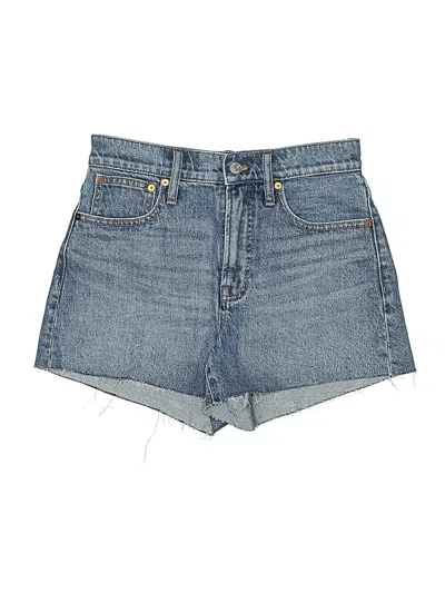 Pre-owned Madewell Denim Shorts In Blue