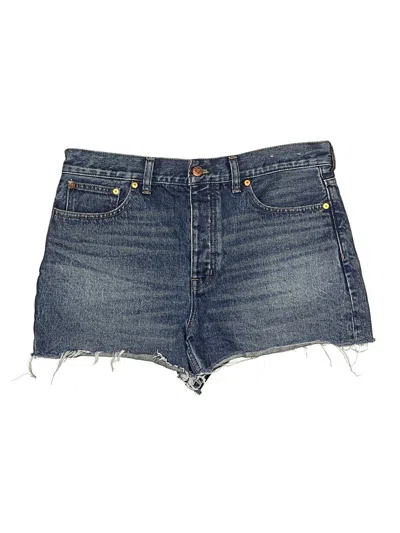 Pre-owned Madewell Denim Shorts In Blue