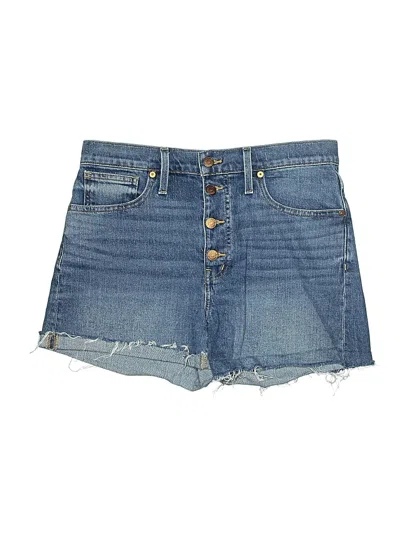 Pre-owned Madewell Denim Shorts In Blue