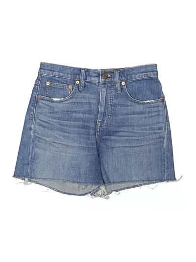 Pre-owned Madewell Denim Shorts In Blue