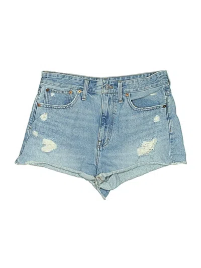 Pre-owned Madewell Denim Shorts In Blue