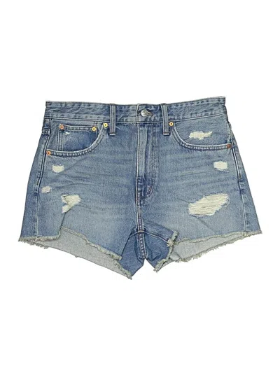 Pre-owned Madewell Denim Shorts In Blue