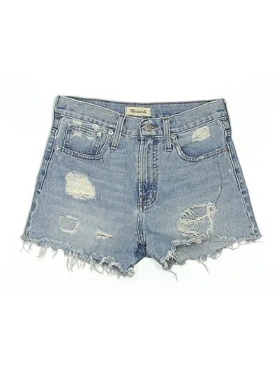 Pre-owned Madewell Denim Shorts In Blue