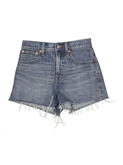 Pre-owned Madewell Denim Shorts In Blue