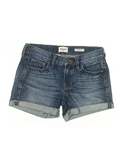 Pre-owned Madewell Denim Shorts In Blue
