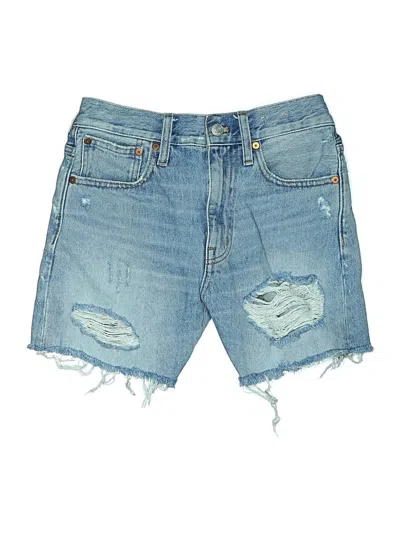 Pre-owned Madewell Denim Shorts In Blue