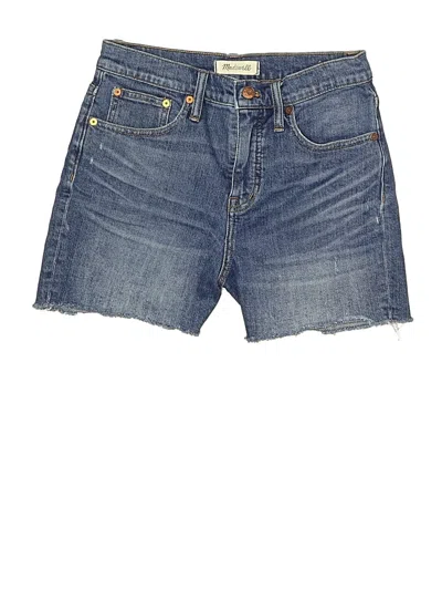 Pre-owned Madewell Denim Shorts In Blue