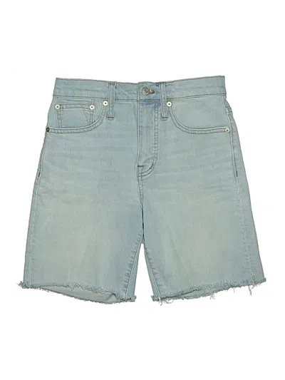 Pre-owned Madewell Denim Shorts In Blue