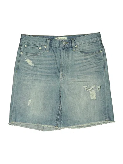 Pre-owned Madewell Denim Shorts In Blue