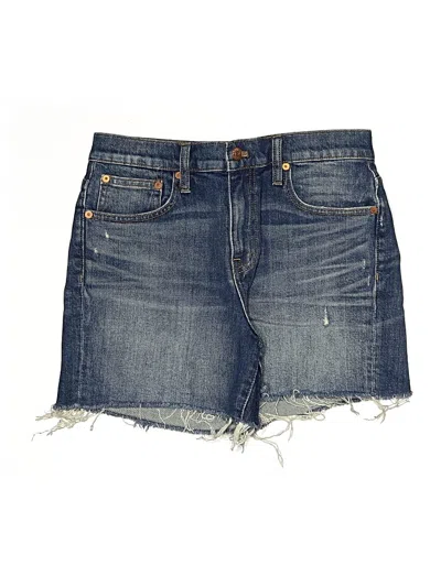 Pre-owned Madewell Denim Shorts In Blue