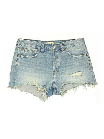 Pre-owned Madewell Denim Shorts In Blue