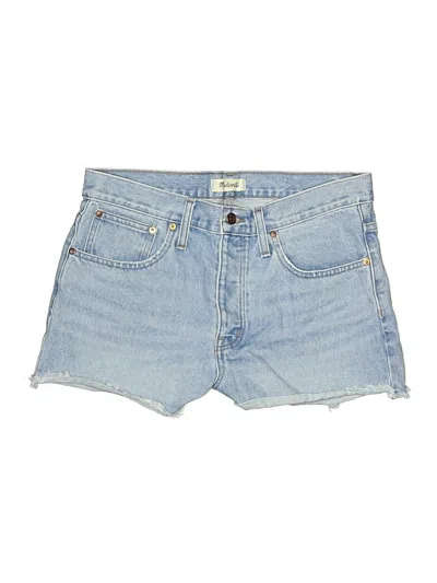 Pre-owned Madewell Denim Shorts In Blue