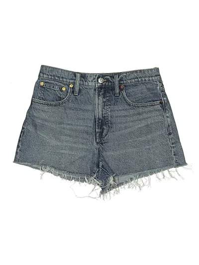 Pre-owned Madewell Denim Shorts In Blue