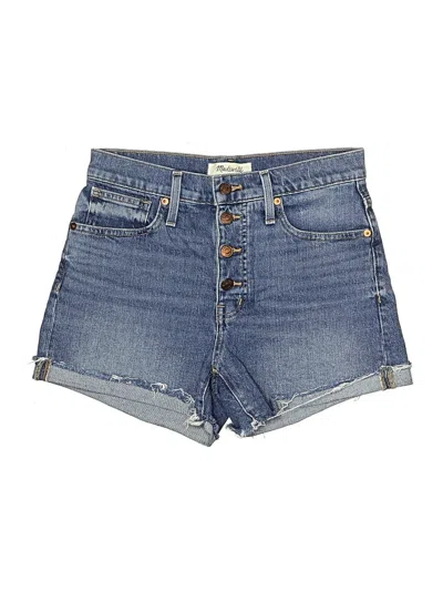Pre-owned Madewell Denim Shorts In Blue