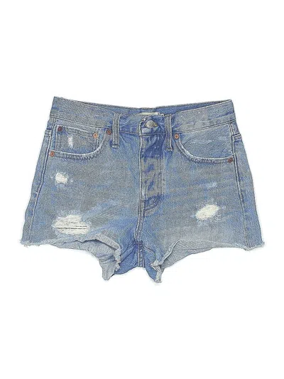 Pre-owned Madewell Denim Shorts In Blue