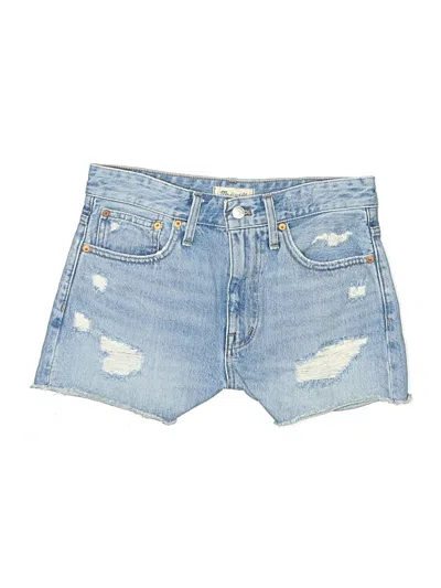 Pre-owned Madewell Denim Shorts In Blue