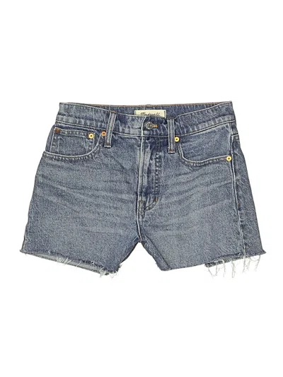 Pre-owned Madewell Denim Shorts In Blue