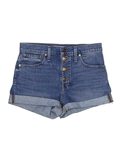 Pre-owned Madewell Denim Shorts In Blue