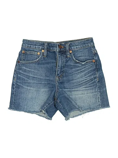 Pre-owned Madewell Denim Shorts In Blue